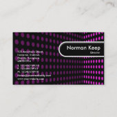 Runde Kante - Tone Corner - Magenta Visitenkarte (Rückseite)