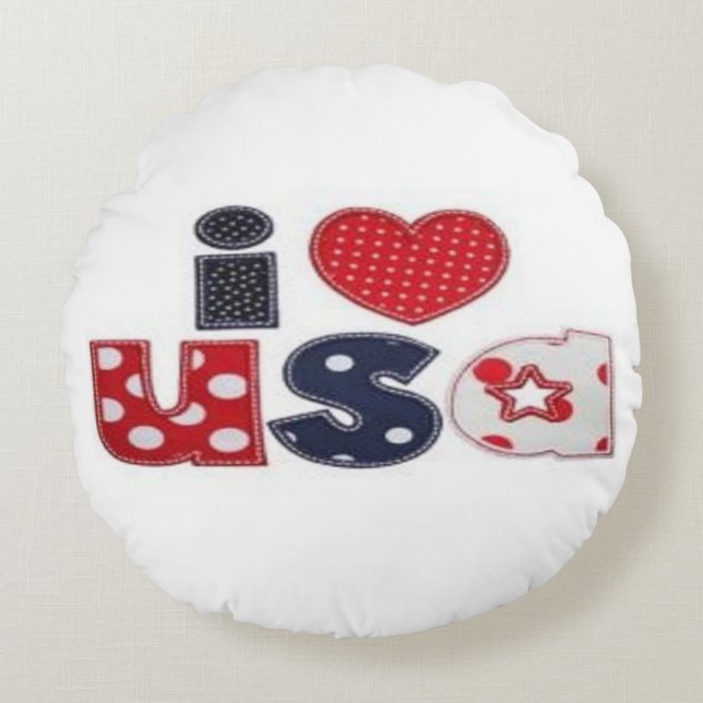 Runde Kissen. Rundes Kissen (Vorderseite)