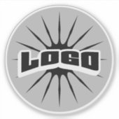 Runde klare Vinyl-Firmenlogos Markenbezeichnung Wa Aufkleber (Vorderseite)