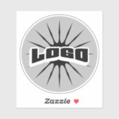 Runde klare Vinyl-Firmenlogos Markenbezeichnung Wa Aufkleber (Blatt)