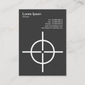 Runde Kreuzungen Visitenkarte (Rückseite)