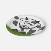 Runde Kuh Pappteller (Schrägansicht)