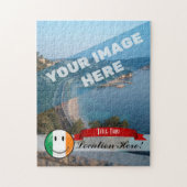 Runde lächelnde irische Flagge Puzzle (Vertikal)