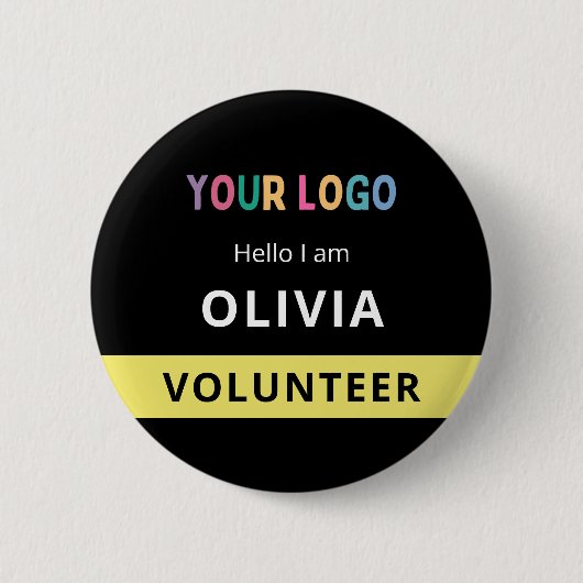 Runde Logo für das Abzeichen "Name des Events" des Button (Vorderseite)