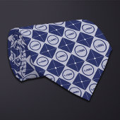 Runde Logos Diamond Muster Necktie Krawatte