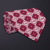 Runde Logos Diamond Muster Necktie Krawatte