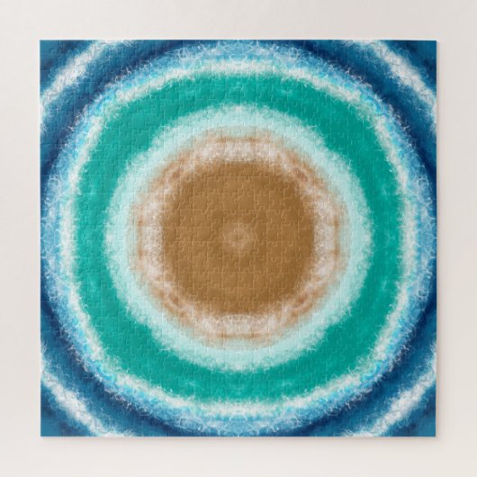 Runde Meereswellen Puzzle (Vertikal)
