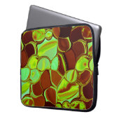 Runde, metallische Wahrnehmung Laptopschutzhülle (Vorderseite Links)