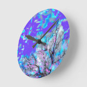 Runde (Mittel)4 Moderne Kunst Runde Wanduhr (Winkel)