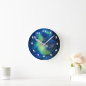 Runde (mittlere) Uhr (Zuhause)