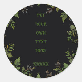 Runde personalisiert runder aufkleber