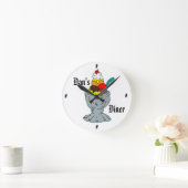 runde personalisierte Wanduhr des (Zuhause)