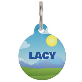 Runde Pet-Tag Haustiermarke