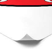 Runde Polen - Kanada - Leaf Poster (Ecke)