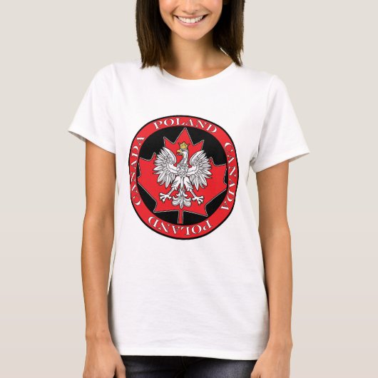 Runde Polen - Kanada - Leaf T-Shirt (Vorderseite)