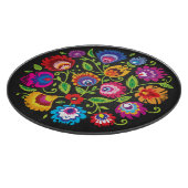 Runde polnische Folklore Schneidebrett (Ecke)