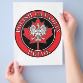 Runde polnische Kanadierin Flyer (Hand)