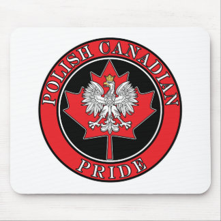 Runde polnische Kanadierin Mousepad
