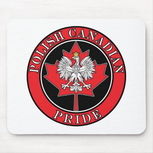 Runde polnische Kanadierin Mousepad (Vorne)