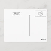 Runde Postkarte (Rückseite)