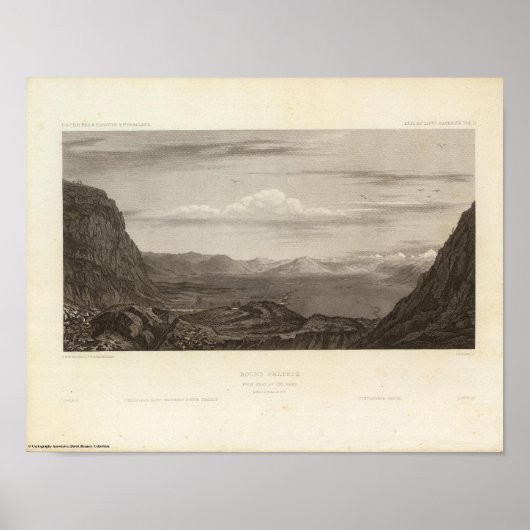 Runde Prärie vom Leiter desselben Poster (Vorne)