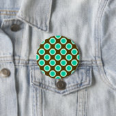 Runde Punkte, braun und türkis Button (Beispiel)