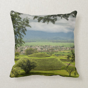 Runde Pyramide-Ruinen, Sayulita, Nayarit, Mexiko Kissen