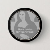 Runde Rahmen-Schablone Button (Vorderseite)