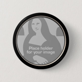 Runde Rahmen-Schablone Button