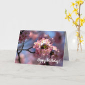 Runde Reihe von Sakura-Blume im Blut Karte (Gelbe Blume)