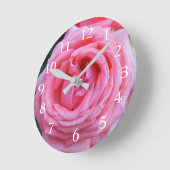 Runde Rose Wanduhr (Winkel)