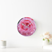 Runde Rose Wanduhr (Zuhause)