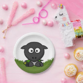 Runde Schafe Pappteller (Party)