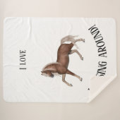 Runde Sherpadecke (Vorderseite (Horizontal))