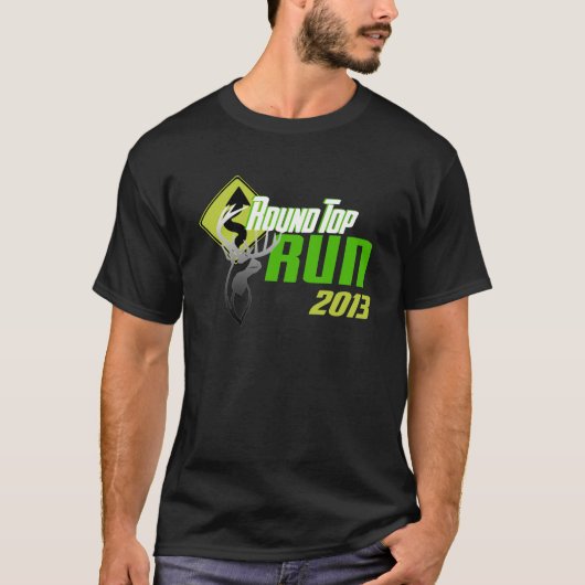 Runde Spitze lassen T - Shirt 2013 laufen (Vorderseite)