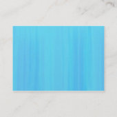 Runde Tafel - Blauer gestrichene Textur Visitenkarte (Rückseite)