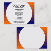 Runde Tafel - Farbübergang 03 Visitenkarte (Vorne/Hinten)