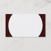 Runde Tafel - weiß mit dunkelbraun 330000 Visitenkarte (Rückseite)