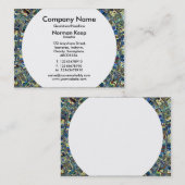 Runde Tafel - Wellen Visitenkarte (Vorne/Hinten)