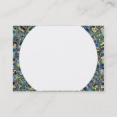 Runde Tafel - Wellen Visitenkarte (Rückseite)