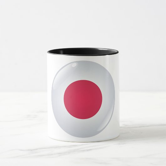 Runde Tasse der japanischen Flagge