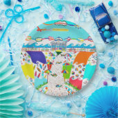 Runde Teller der Seepromenade (Party)