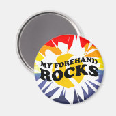 Runde Tennismagnete - mit Tennisballdesign Magnet (Vorderseite/Rückseite)