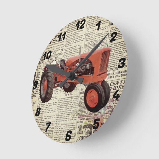 Runde Traktorhalterung Runde Wanduhr (Winkel)