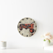 Runde Traktorhalterung Wanduhr (Zuhause)
