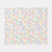 Runde Triangle Square Fleece Blanket (Vorderseite (Horizontal))