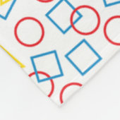 Runde Triangle Square Fleece Blanket (Ecke)