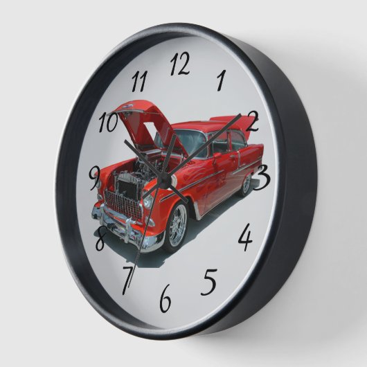 Runde Uhr Belair der 50er Jahre (Winkel)