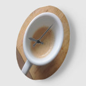 Runde Uhr der Kaffee-Wand (Winkel)