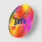 Runde Uhr der Liebe (Winkel)